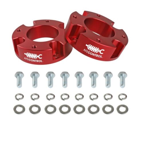 aFe Power CONTROL 1.875 IN Leveling Kit 22-23 Toyota Tundra - Red - Image 3
