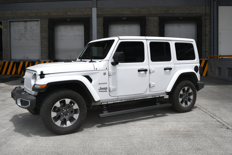 RealTruck 20450674PC 18-24 Jeep Wrangler 4dr VoltStep Electric Running Board Kit (Drilling Req.) - Tex. Blk - Image 5