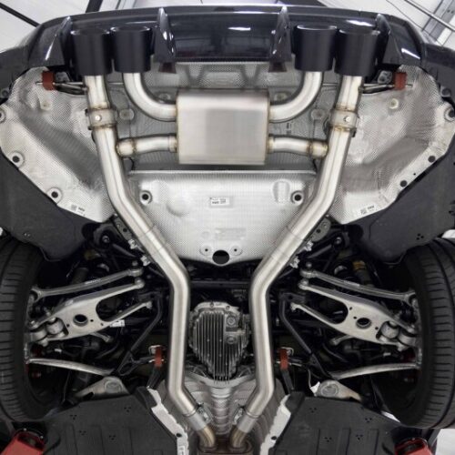 Dinan for 21-27 BMW M3/M4 (G80/G82/G83) Valved Axleback Exhaust System - Black Tips - Image 10