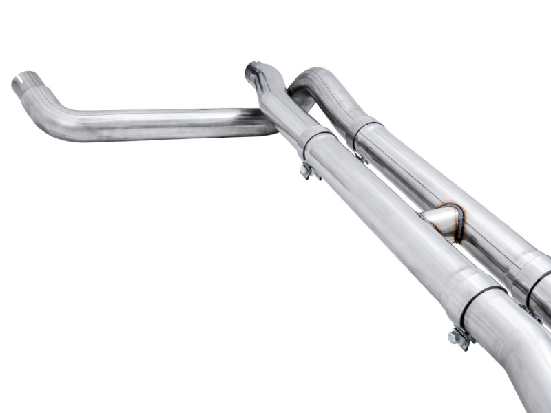 AWE Tuning Tips) for 22-23 GMC Sierra 1500 AT4X 6.2L 0FG Catback Split Dual (Flat Bumper) - Bashguard(No - Image 5