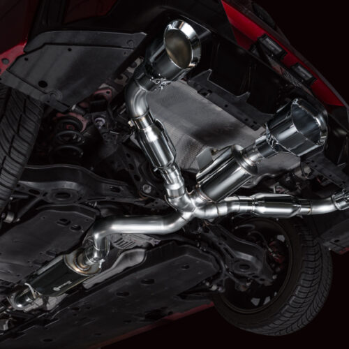 AWE Tuning Touring Edition Cat-Back Exhaust - Chrome Silver Tips for 23-24 Toyota GR Corolla - Image 7