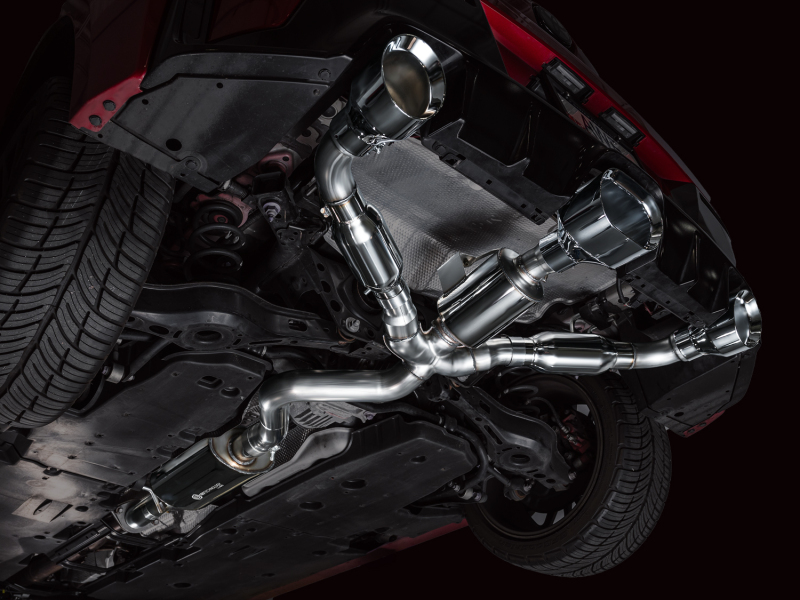 AWE Tuning Touring Edition Cat-Back Exhaust - Chrome Silver Tips for 23-24 Toyota GR Corolla - Image 7