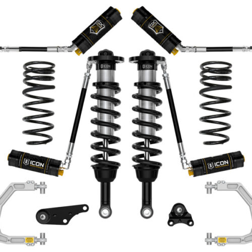 ICON 2024+ Toyota Tacoma 1.25in-3in Stage 5 Suspension System Billet w/ Triple Rate Spring