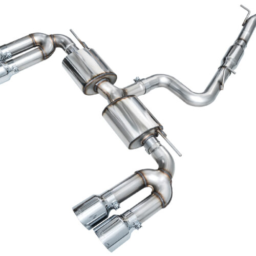 AWE Tuning Touring Edition Exhaust - Chrome Silver Tips for 22-24 Audi 8Y S3