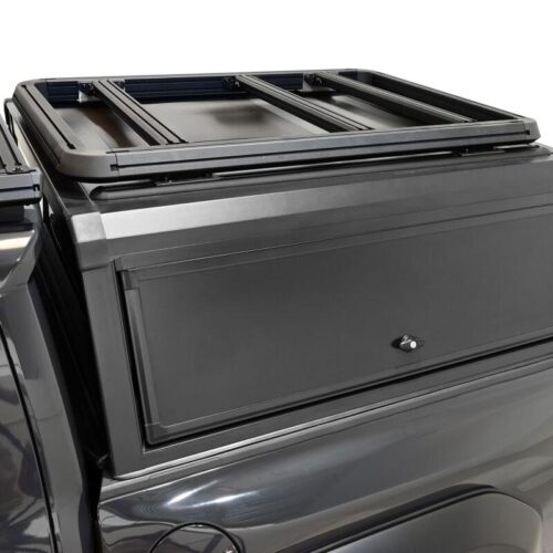 Westin EXP Roof Rack for Mid Size EXP Truck Cap (RACK ONLY - NO CAP) 45x55in. - Tex. Blk - Image 6