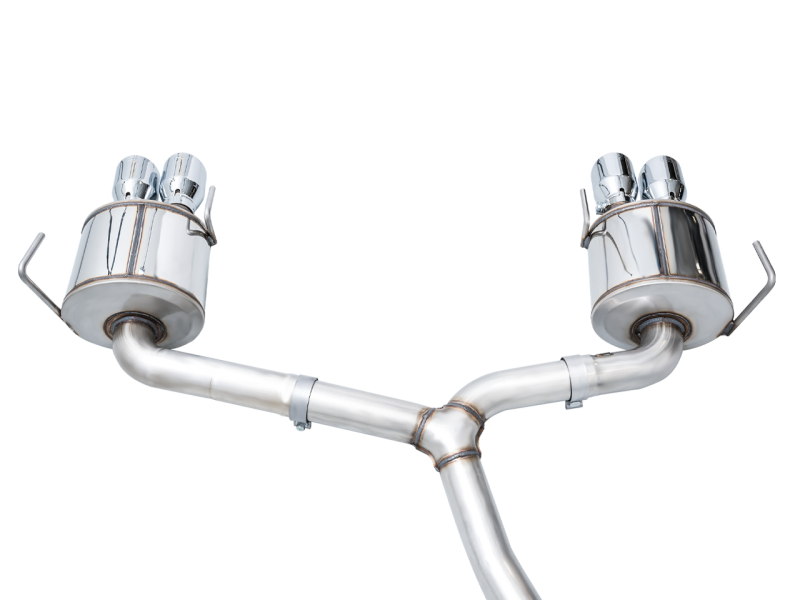 AWE Tuning Touring Edition Exhaust - Chrome Silver Tips for 2022+ VB Subaru WRX - Image 10