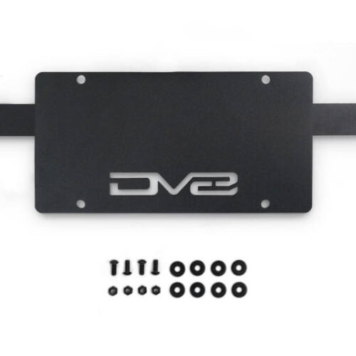 Alternative view of DV8 Offroad 21-23 Ford Bronco Capable Bumper Front License Plate Mount