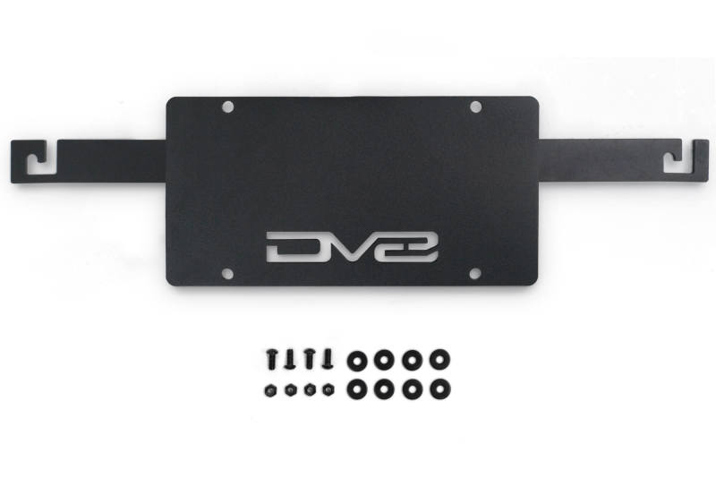DV8 Offroad 21-23 Ford Bronco Capable Bumper Front License Plate Mount - Image 2