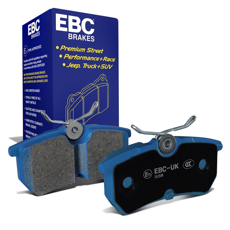 EBC 13-19 Ford Fiesta ST 1.6T Bluestuff Rear Brake Pads - Image 2