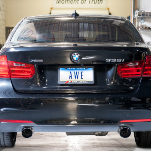 AWE Tuning Touring Edition Axle-Back Exhaust - Chrome Silver Tips (102mm) for BMW F3X 335i/435i - Image 5