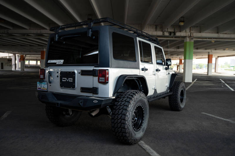 DV8 Offroad 07-18 Jeep Wrangler JK Full-Length Roof Rack - Image 3
