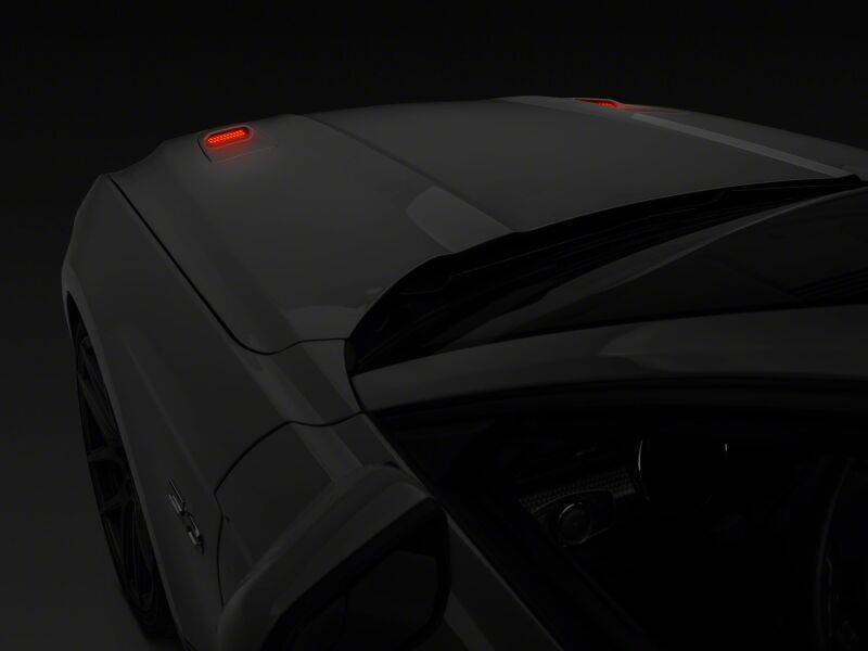Raxiom 15-17 Ford Mustang GT Axial Series Hood Mount LED Turn Signal Kit- Red - Image 5