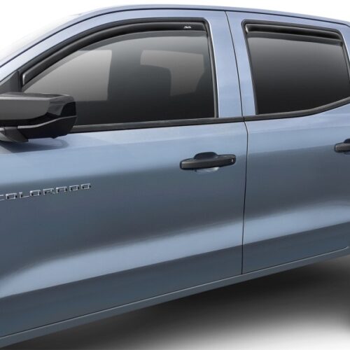 AVS 2023 Chevrolet Colorado In-Channel Ventvisor Low Profile Deflectors 4pc - Smoke