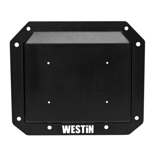 Alternative view of Westin 21-25 Ford Bronco (Excl. Sport) Spare Tire Delete Plate - Tex. Blk