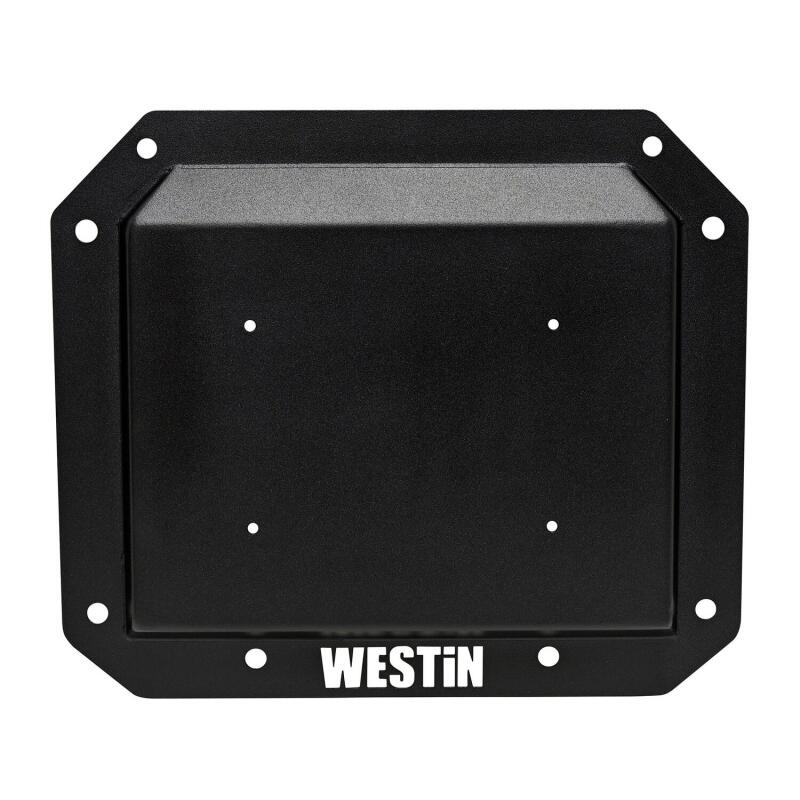 Westin 21-25 Ford Bronco (Excl. Sport) Spare Tire Delete Plate - Tex. Blk - Image 2