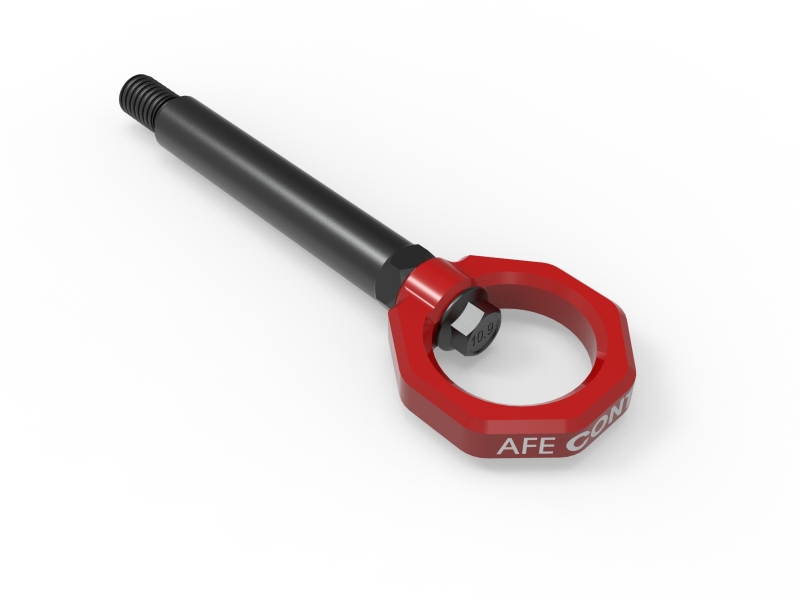 aFe Power 23-25 BMW M2 (G87) CONTROL Front / Rear Tow Hook - Red