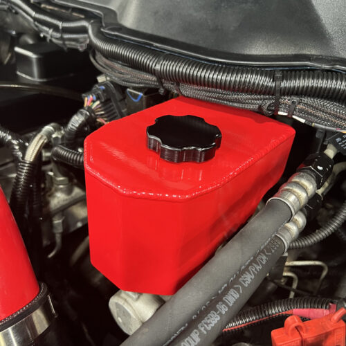 Wehrli 06-23 Cummins 5.9L/6.7L Brake Master Cylinder Reservoir Cover - Bengal Red - Image 7