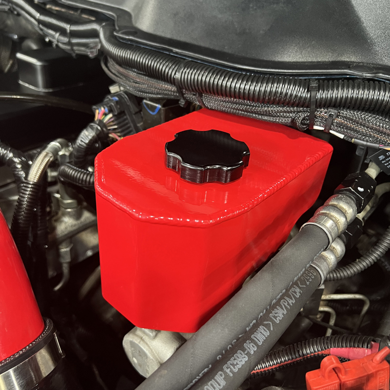Wehrli 06-23 Cummins 5.9L/6.7L Brake Master Cylinder Cover - Candy Red - Image 7