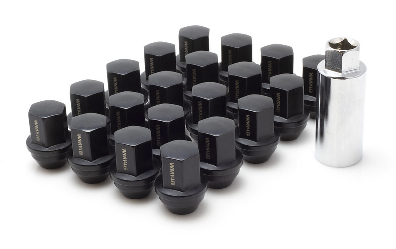 Wheel Mate WM14TB20 WM14T Closed End Lug Nuts - QTY 20/Black - Image 2