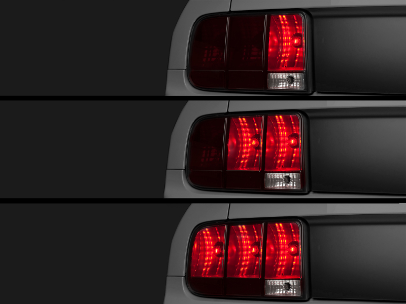 Raxiom for 2005-2009 Ford Mustang Sequential Tail Light Kit (Plug-and-Play)