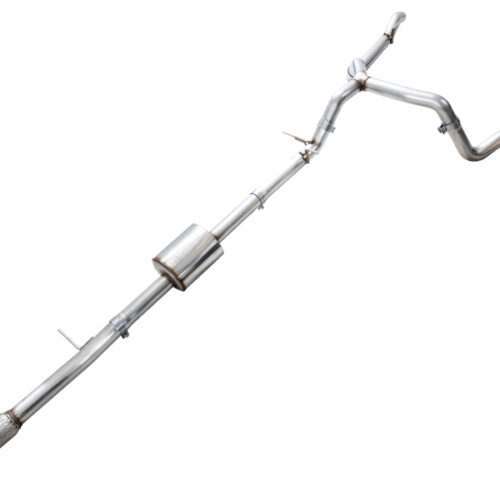 AWE Tuning 4th Gen GM 1500 5.3L 0FG Cat-Back Split Rear Exit (w/ Bumper Cutouts) - OE Tips - Image 3