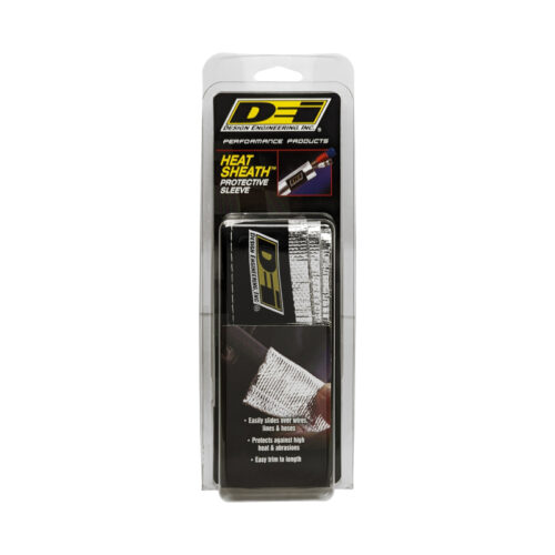 DEI Heat Sheath 3/4in x 3ft - Aluminized Sleeving - Sewn Edge - Image 5