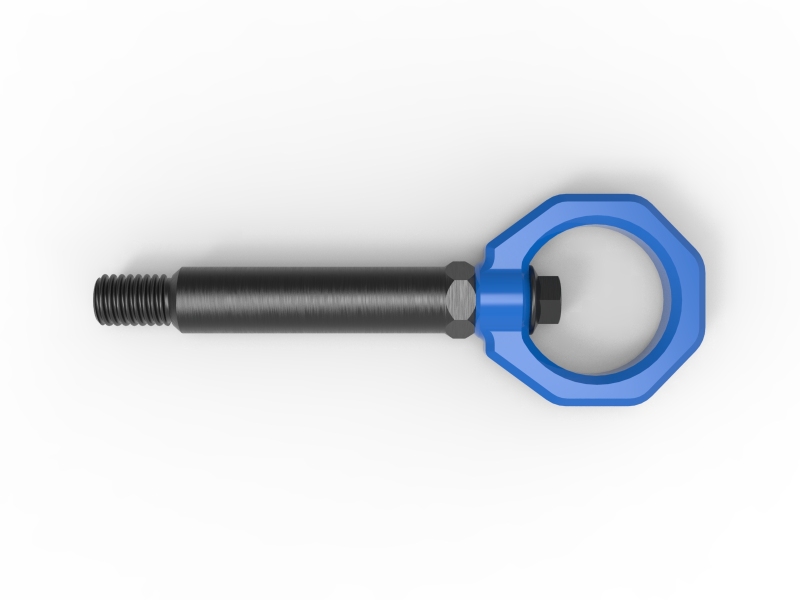 aFe Power Control Rear Tow Hook Blue BMW F-Chassis 2/3/4/M - Image 5