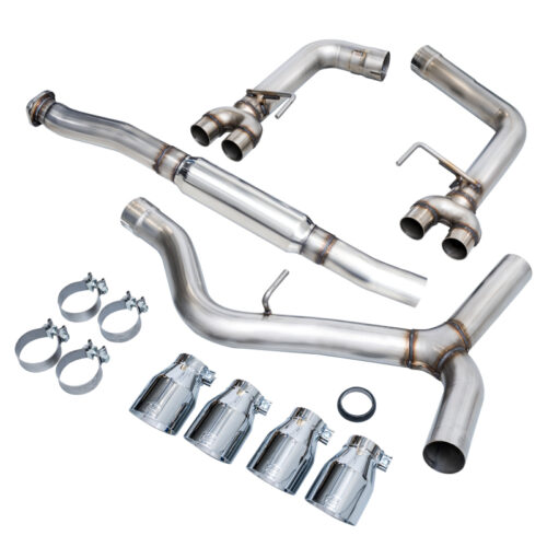AWE Tuning Track Edition Exhaust - Chrome Silver Tips (102mm) for Subaru WRX/STI VA/GV Sedan - Image 3