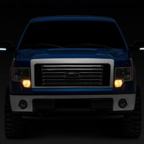 Raxiom for 2009-2014 Ford F-150 Axial Series White LED Mirror Turn Signal- Clear - Image 8