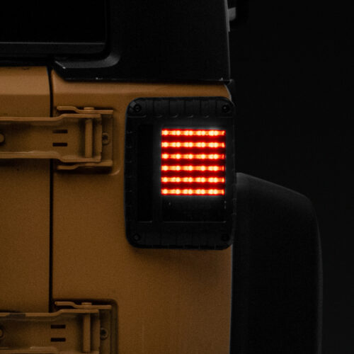 Raxiom for 2007-2018 Jeep Wrangler JK LED Tail Lights- Black Housing (Smoked Lens) - Image 9