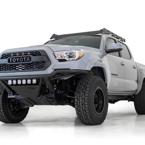 Alternative view of Addictive Desert Designs for 16-20 Toyota Tacoma PRO Bolt-On Front Bumper - Hammer Black