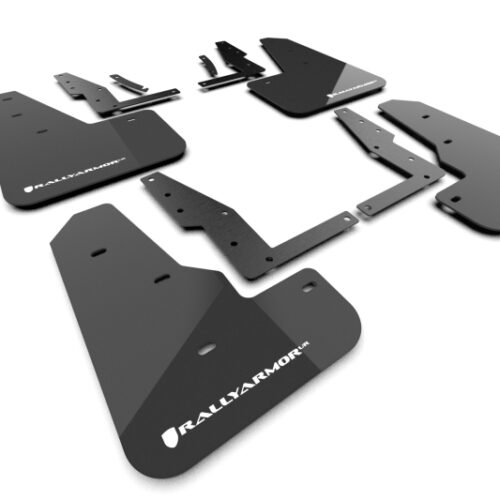 Rally Armor 22-26 22-26 Ford Maverick Black UR Mud Flaps White Logo