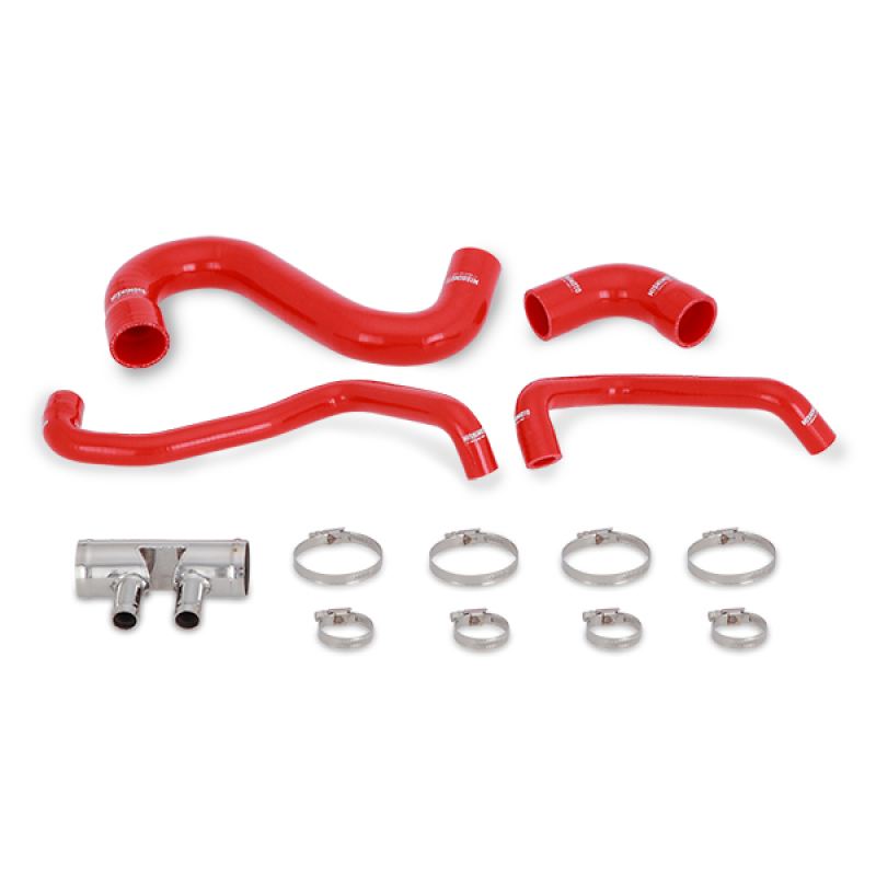 Mishimoto Radiator Hose - Red for 2015+ Ford Mustang GT Silicone Lower