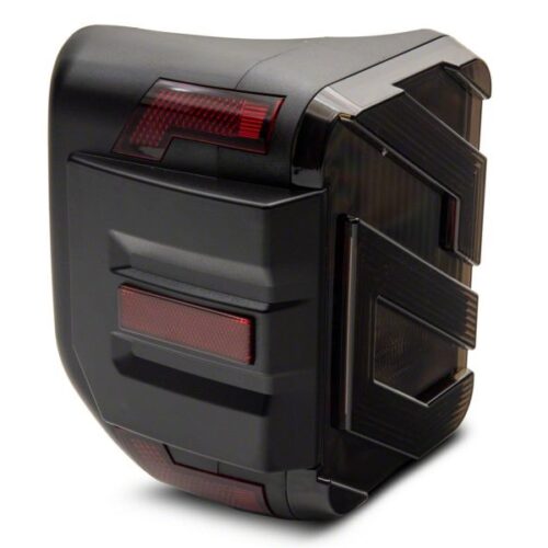Raxiom for 2020-2023 Jeep Gladiator JT Axial Series LED Tail Lights- Black Housing (Smoked Lens) - Image 4