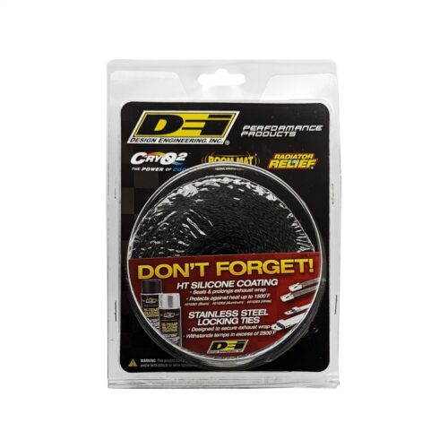 DEI 10004 Exhaust Wrap 2in x 25ft - Titanium - Black - Image 4