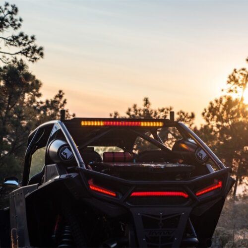 Rigid Industries 28in Chase Light Bar Universal - Rear Facing 27 Mode 5 Color LED Light Bar - Image 8