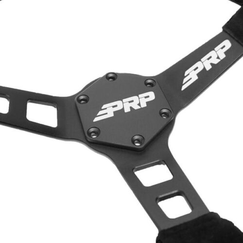 PRP Deep Dish Suede Steering Wheel - Black - Image 2