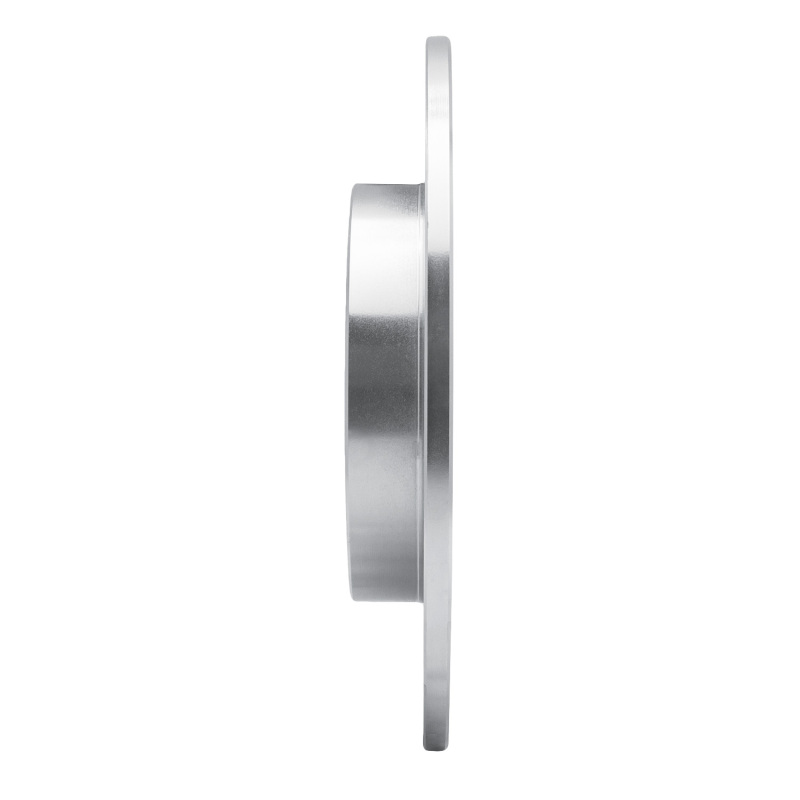 R1 Concepts for 05-16 Smart Fortwo Front Left Drilled & Slotted Silver Brake Rotor - Image 3