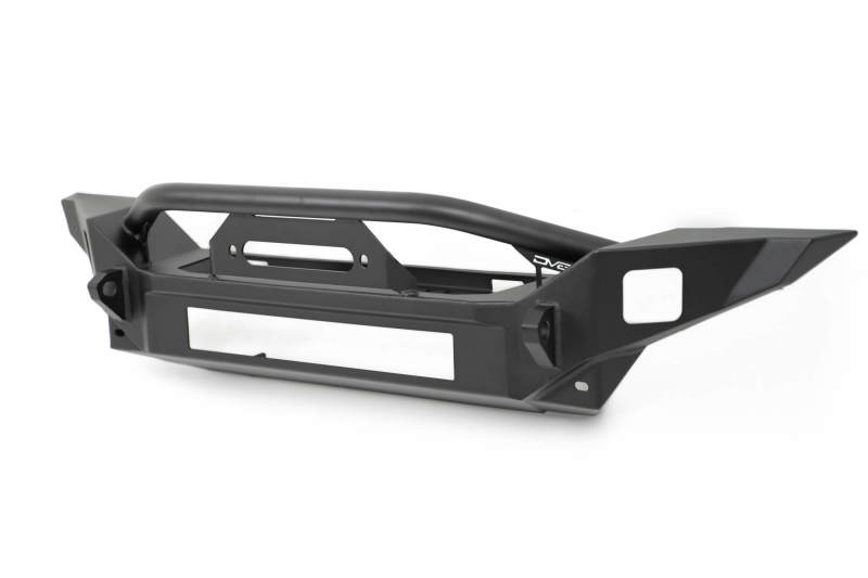 DV8 Offroad 18-23 Jeep Wrangler JL / 20-23 Jeep Gladiator JT FS-7 Mid-Width Winch Front Bumper - Image 9