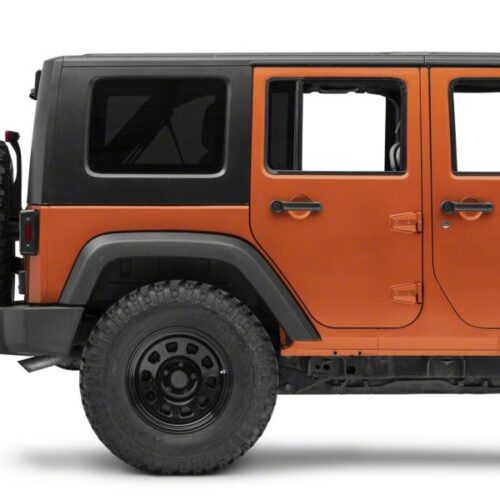 Raxiom for 2007-2018 Jeep Wrangler JK Axial Series Vision LED Tail Lights- Black Housing (Clear Lens) - Image 6