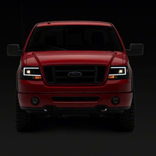 Raxiom for 2004-2008 Ford F-150 Axial Series Projector Headlights- Black Housing- Clear Lens - Image 6