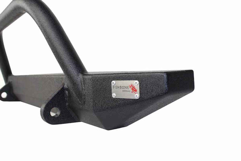 Fishbone Offroad 97-06 Jeep Wrangler TJ Rubicon Front Bumper W/Winch Guard - Blk Textured Powdercoat - Image 8
