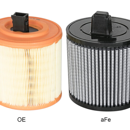 aFe Power MagnumFLOW Air Filters OER Pro Dry S A/F 16-17 Cadillac ATS-V V6-3.6L (tt) - Image 4