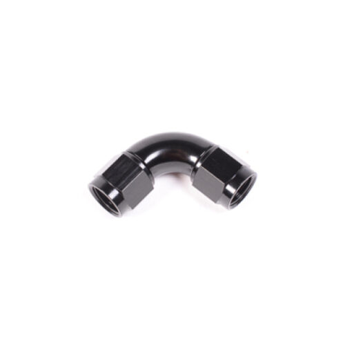 Radium Engineering 6AN Coupler Female to Female 90 DEG