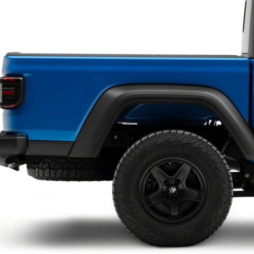 Raxiom for 2020-2023 Jeep Gladiator JT Axial Series LED Tail Lights- Black Housing (Smoked Lens) - Image 10