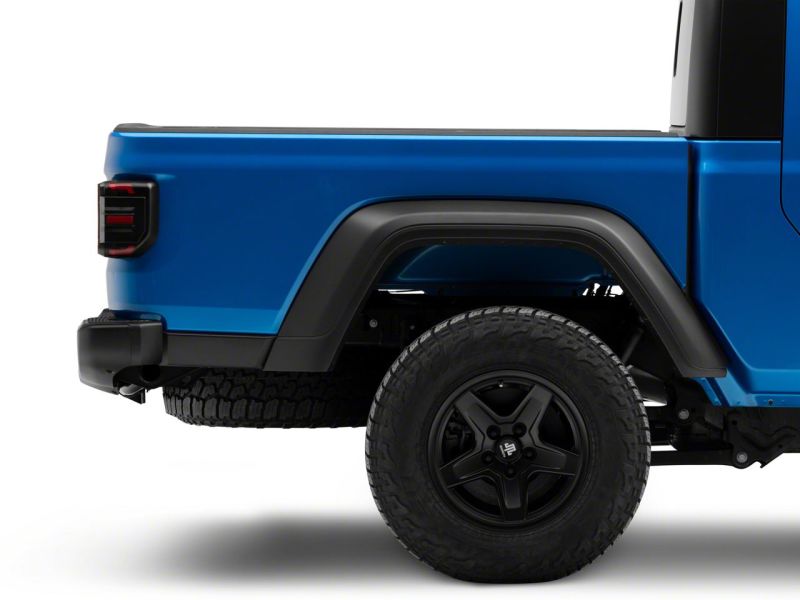 Raxiom for 2020-2023 Jeep Gladiator JT Axial Series LED Tail Lights- Black Housing (Smoked Lens) - Image 10