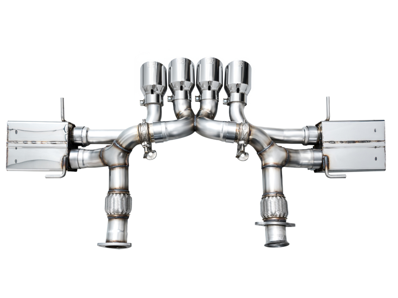 AWE Tuning SwitchPath Exhaust System - Chrome Silver Tips for 23-25 Chevrolet C8 Corvette Z06 5.5L - Image 4