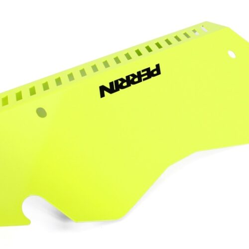 PERRIN 22-26 Subaru WRX Pulley Cover - Neon Yellow (TALL - For Use w/o PERRIN AOS) - Image 3