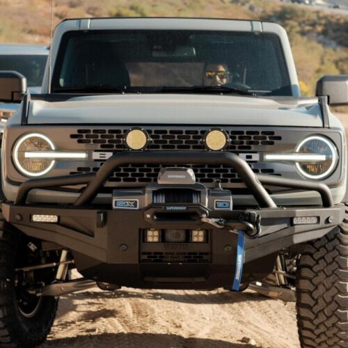 Westin 21-23 Bronco (Excl. Sport) XTS Round Bull Bar - Tex. Blk - Image 3