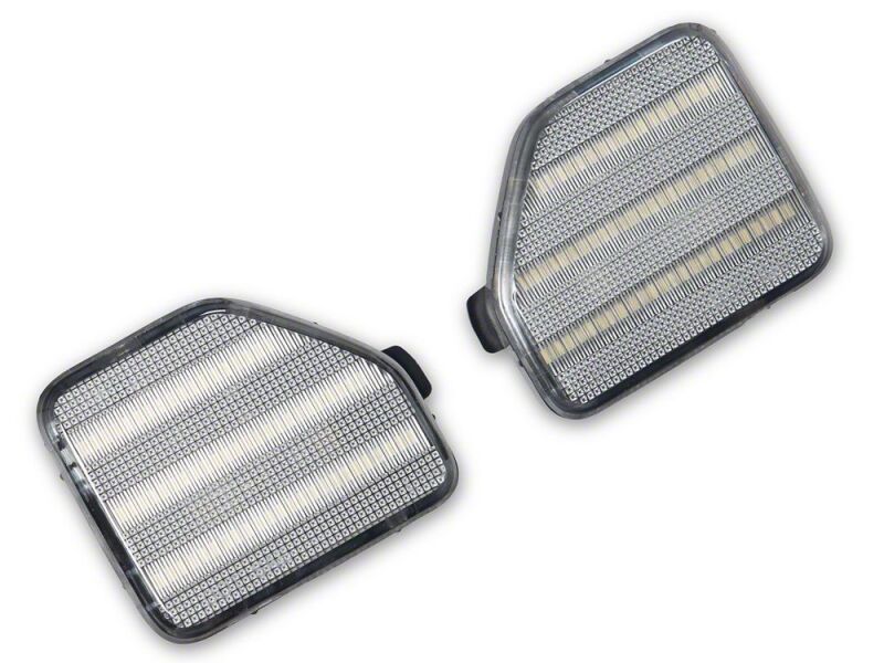 Raxiom for 2018-2026 Jeep Wrangler JL Clear LED Rear Bumper Reflector Lights- White LED - Image 2